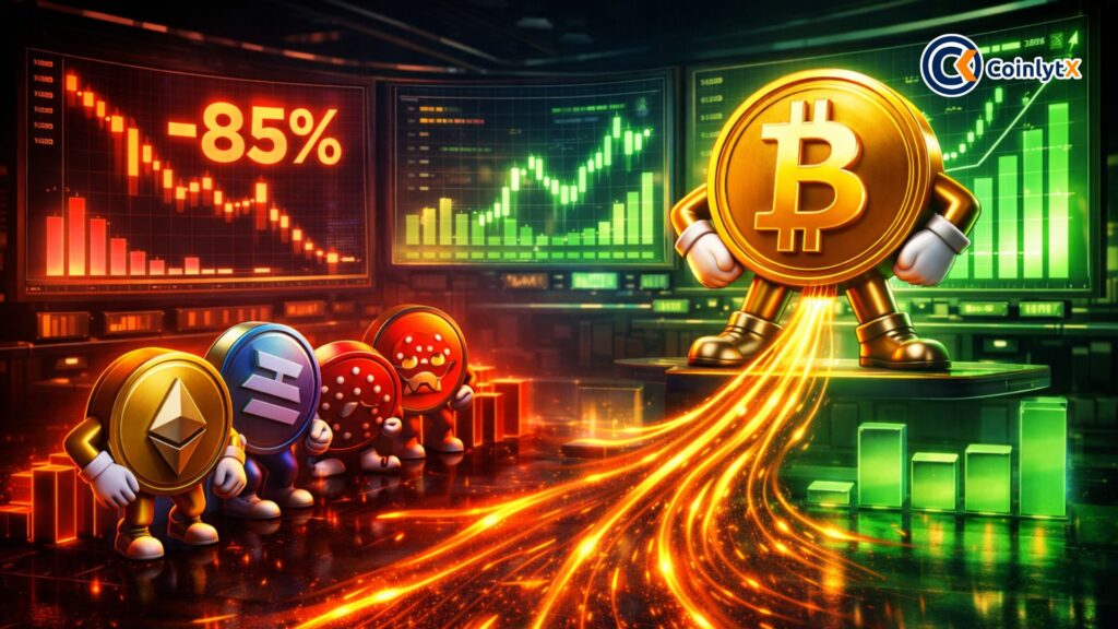 Altcoin Volumes Hit 2025 Lows With 85% Drop as Investors Flock to Bitcoin