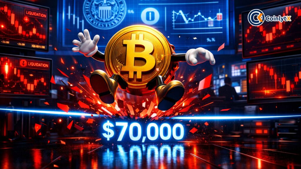 Bitcoin Plunges Under $70K Amid Fed’s Rate Pause