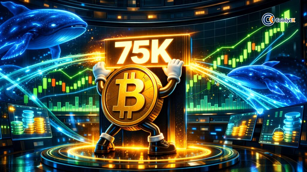 Bitcoin Whales Bet $194M on $75K Breakout Momentum