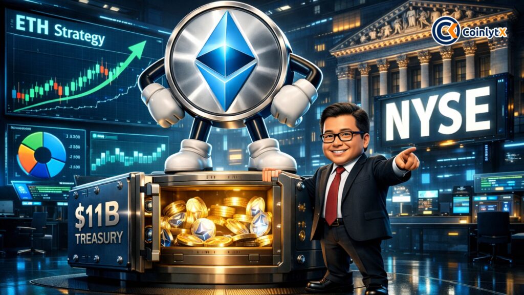 BitMine’s $11B Crypto Treasury Hits NYSE as Tom Lee Bets Big on Ethereum