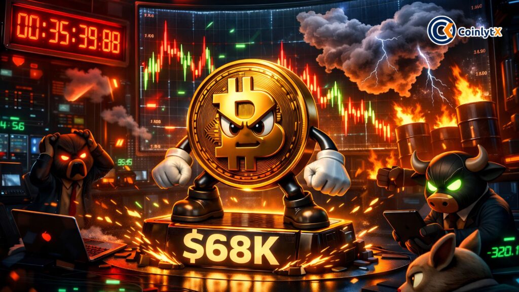 Bitcoin Holds $68K as Iran Deadline Nears, Traders Brace for Volatility