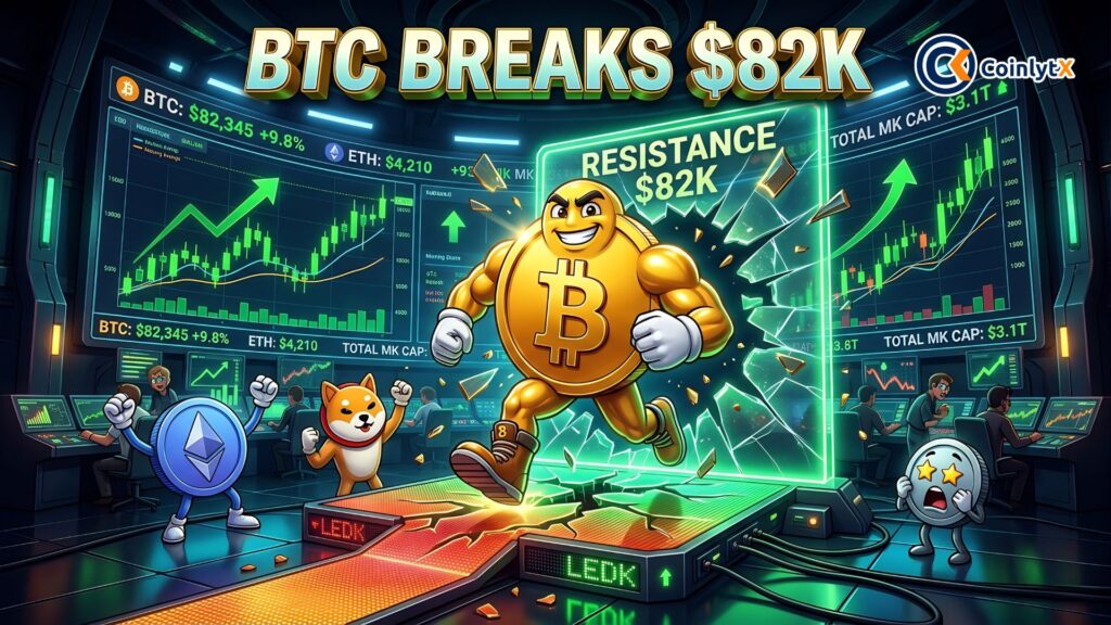 Bitcoin Crosses $82K Strong Comeback Signals New Bullish Momentum in 2026