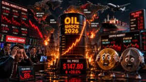 Oil Shock 2026: How Rising Oil Prices Are Inﬂuencing Stocks, Crypto, and the Global Economy