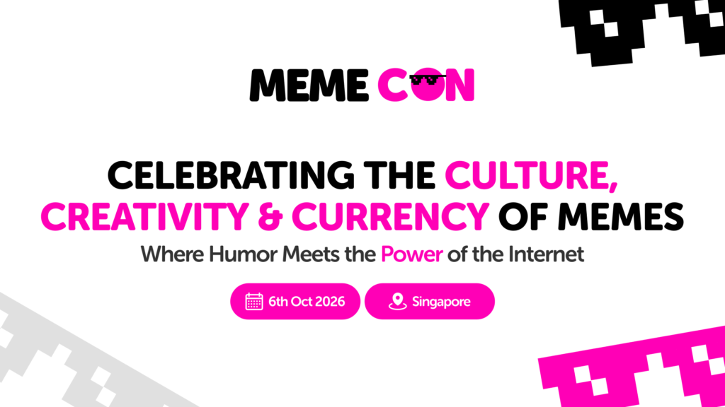 Meme Con event showcasing the intersection of internet culture, crypto communities, and Web3 innovation